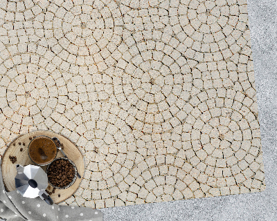 Vloerbeschermer tapijt Zandsteen kubus