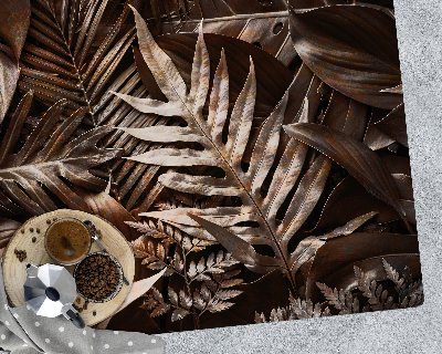 Vloerbeschermer Metalen bladeren