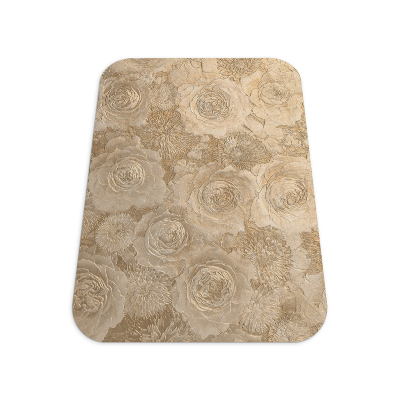 Vloerbeschermer tapijt Geëmbosseerde rozen