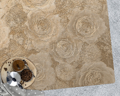 Vloerbeschermer tapijt Geëmbosseerde rozen