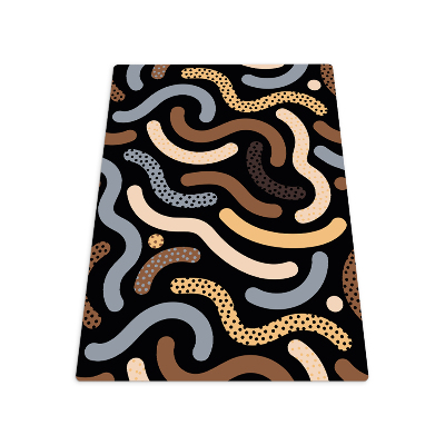 Vloerbeschermer tapijt Amandel doodles