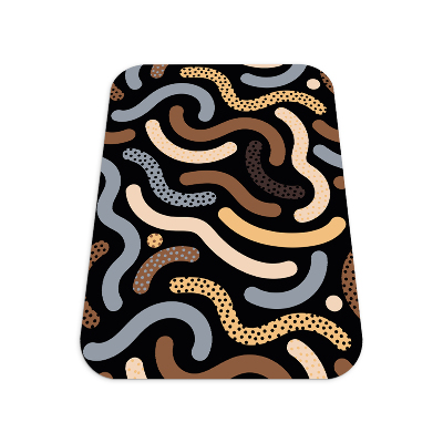 Vloerbeschermer tapijt Amandel doodles