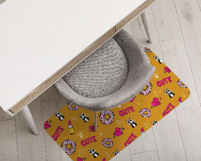 Vloerbeschermer Meisjesachtige doodle