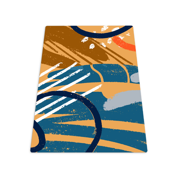 Vloerbeschermer bureaustoel Creatief patroon