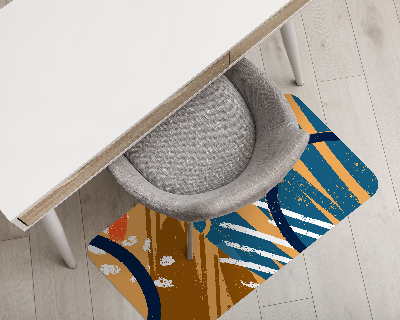 Vloerbeschermer bureaustoel Creatief patroon