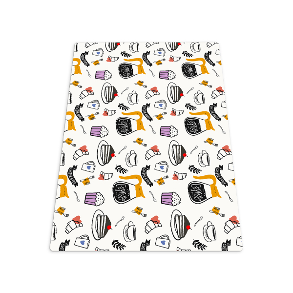 Vloerbeschermer tapijt Koffieliefhebbers