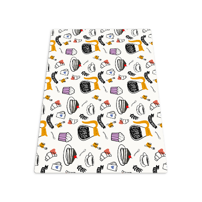 Vloerbeschermer tapijt Koffieliefhebbers