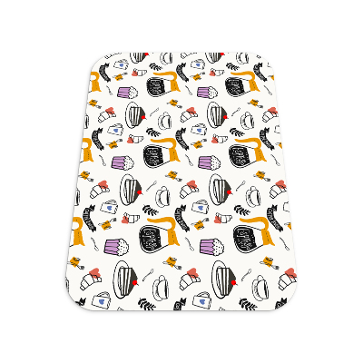 Vloerbeschermer tapijt Koffieliefhebbers