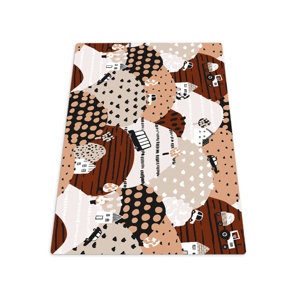 Vloerbeschermer Illustratie van de stad