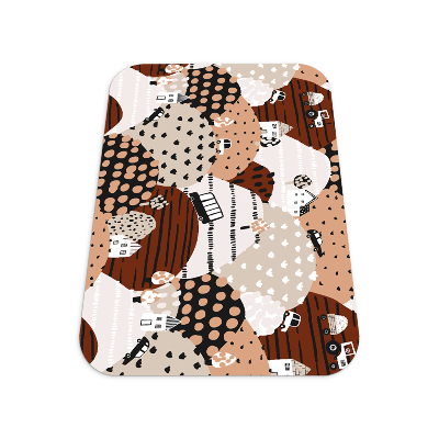 Vloerbeschermer Illustratie van de stad