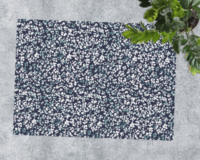 Vloerbeschermer bureaustoel Kleine witte madeliefjes