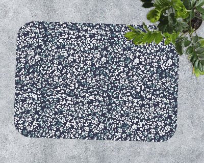 Vloerbeschermer bureaustoel Kleine witte madeliefjes