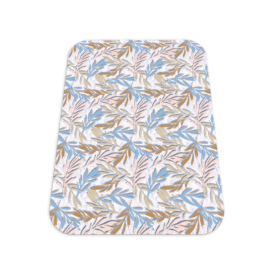 Vloerbeschermer bureaustoel Pastelbladeren