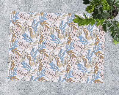 Vloerbeschermer bureaustoel Pastelbladeren