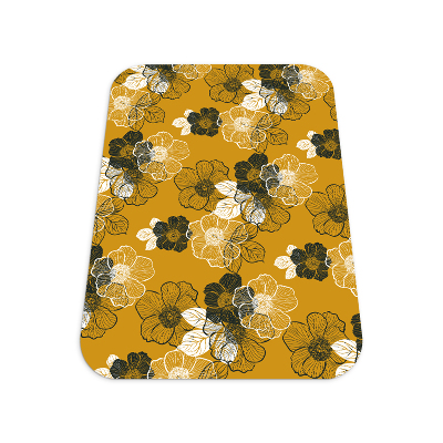 Vloerbeschermer tapijt Bloemomtrek