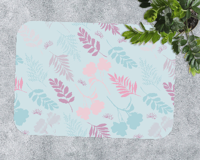 Vloerbeschermer tapijt Pastelkleurige vegetatie