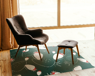 Vloerbeschermer Aardbeienflesgroen