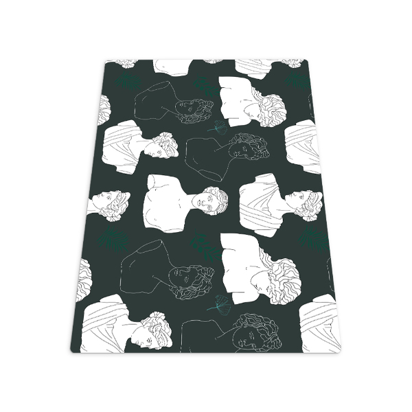 Vloerbeschermer tapijt Compositie van sculpturen