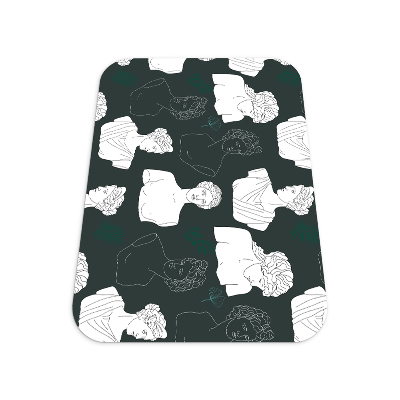 Vloerbeschermer tapijt Compositie van sculpturen