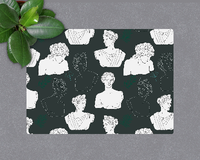 Vloerbeschermer tapijt Compositie van sculpturen