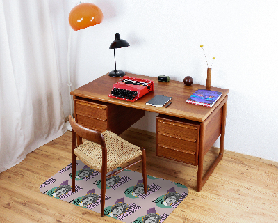 Vloerbeschermer bureaustoel Minimalistische beeldhouwkunst