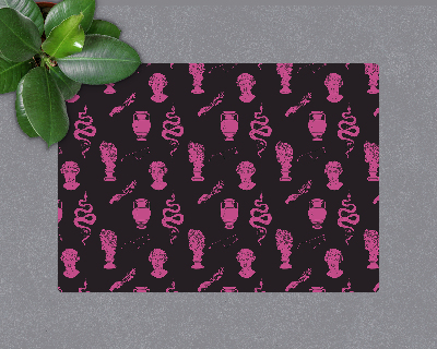 Vloerbeschermer bureaustoel Grieks oud patroon