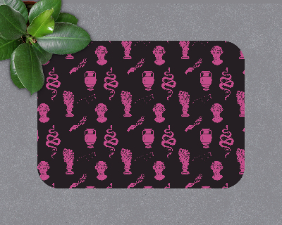 Vloerbeschermer bureaustoel Grieks oud patroon