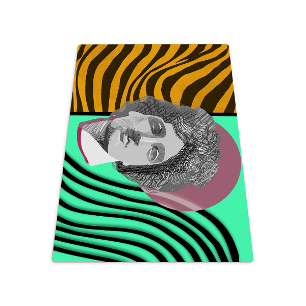 Vloerbeschermer bureaustoel Moderne beeldhouwkunst