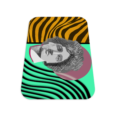 Vloerbeschermer bureaustoel Moderne beeldhouwkunst