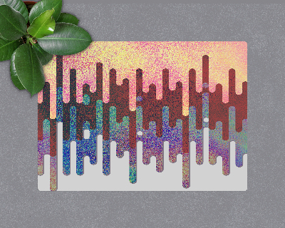 Vloerbeschermer bureaustoel Abstracte lijnen