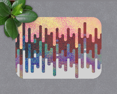 Vloerbeschermer bureaustoel Abstracte lijnen