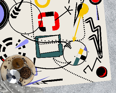 Vloerbeschermer tapijt Surrealistisch patroon