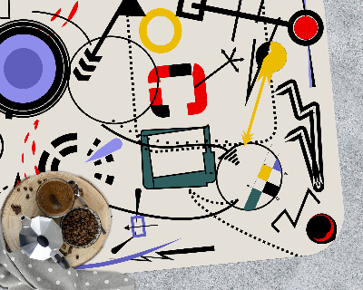 Vloerbeschermer tapijt Surrealistisch patroon