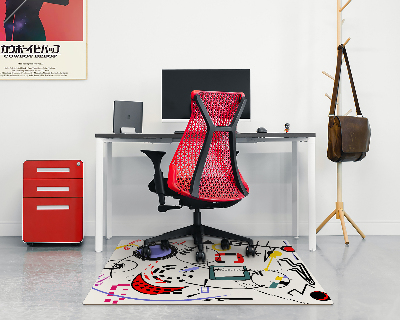 Vloerbeschermer tapijt Surrealistisch patroon