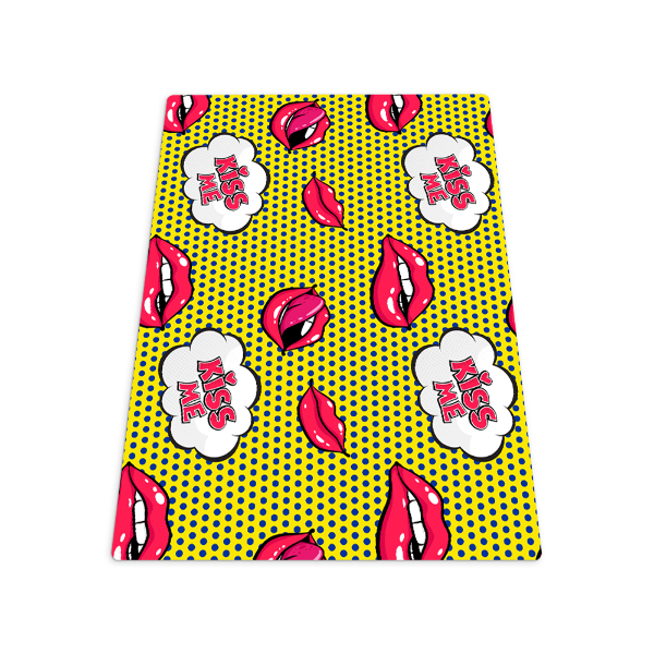 Vloerbeschermer Rode lippenstiftlippen