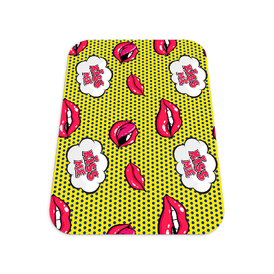 Vloerbeschermer Rode lippenstiftlippen