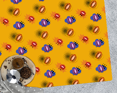 Vloerbeschermer bureaustoel Fruitkunst