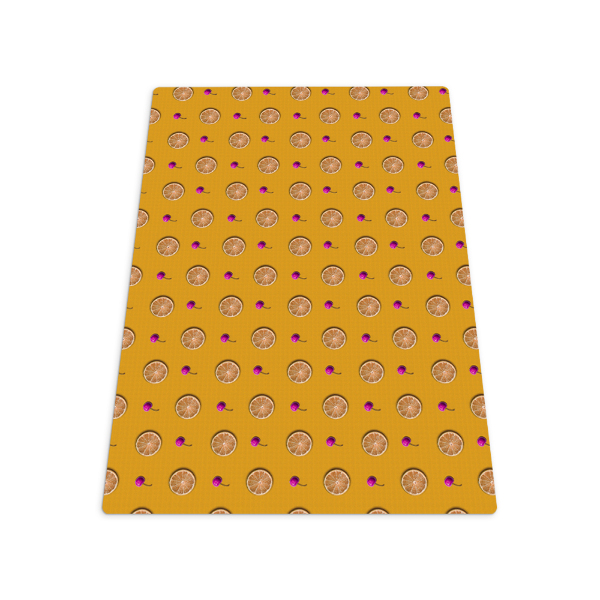 Vloerbeschermer tapijt Citroenen en kersen