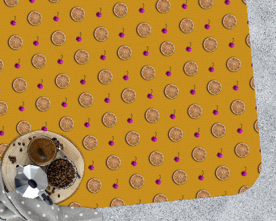 Vloerbeschermer tapijt Citroenen en kersen
