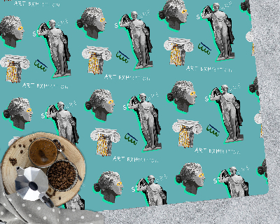 Vloerbeschermer bureaustoel Griekse beeldhouwkunst