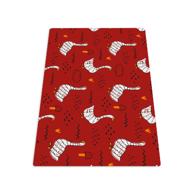 Vloerbeschermer tapijt Ganzen op de kust