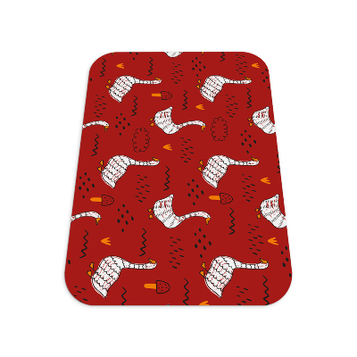 Vloerbeschermer tapijt Ganzen op de kust