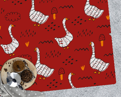 Vloerbeschermer tapijt Ganzen op de kust