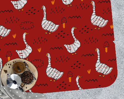 Vloerbeschermer tapijt Ganzen op de kust