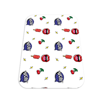 Vloerbeschermer bureaustoel Kersenlippen