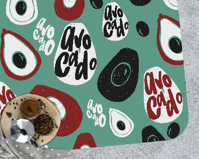 Vloerbeschermer tapijt Retro avocado