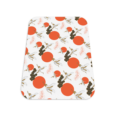 Vloerbeschermer Kranen Wolken Stippen