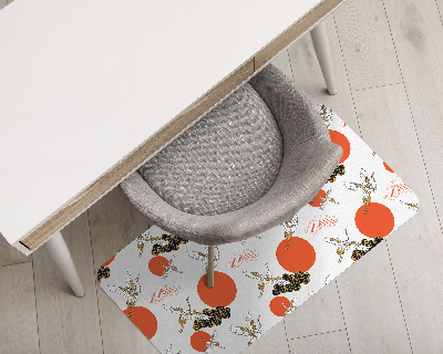 Vloerbeschermer Kranen Wolken Stippen