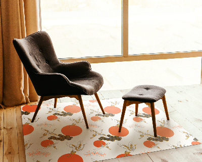 Vloerbeschermer Kranen Wolken Stippen