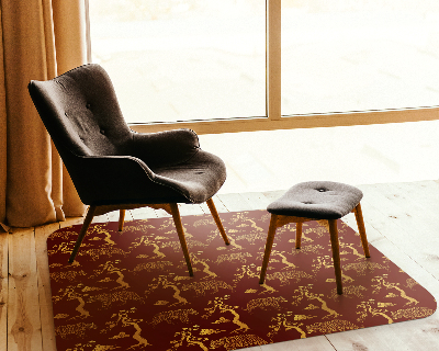 Vloerbeschermer tapijt Gouden Tijgerboom